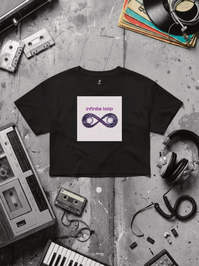 Infinite Loop — Crop top